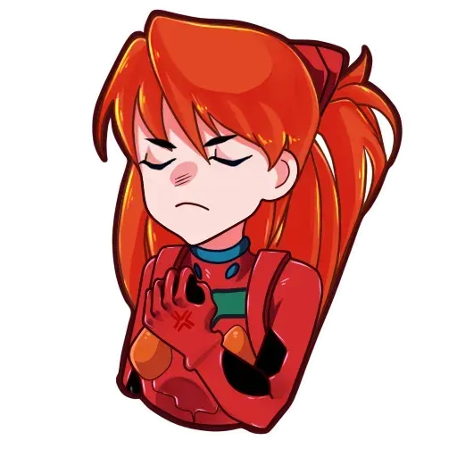 Asuka NGE - Sticker 14