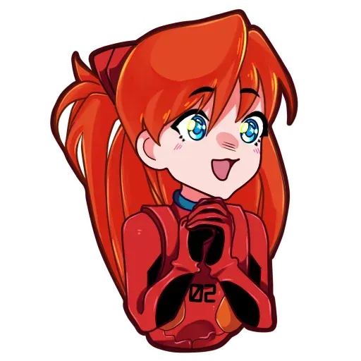 Asuka NGE - Sticker 12