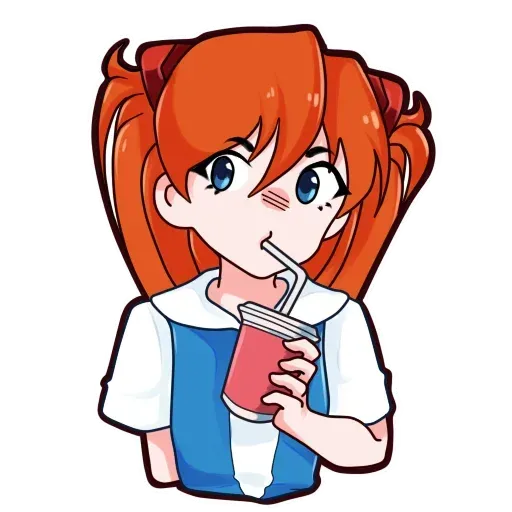 Asuka NGE - Sticker 23