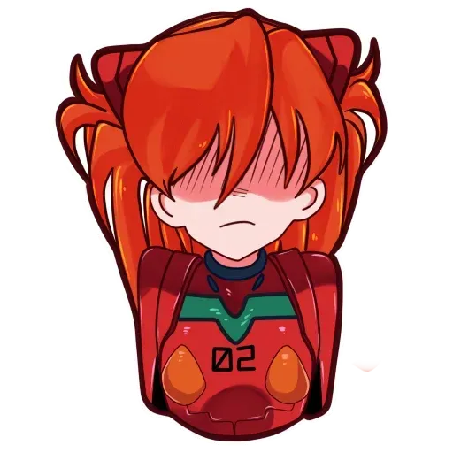 Asuka NGE - Sticker 10