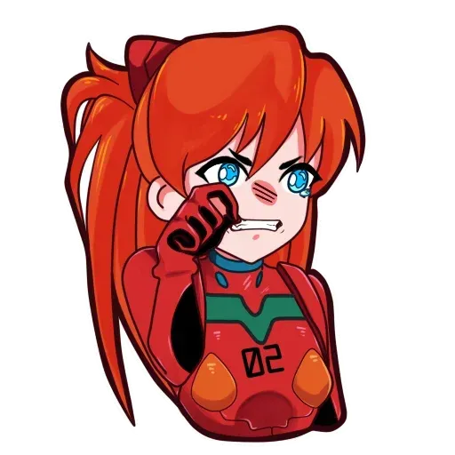 Asuka NGE - Sticker 20