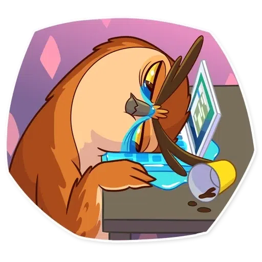 Freelancer Owl 1 - Sticker 16