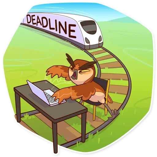 Freelancer Owl 1 - Sticker 14