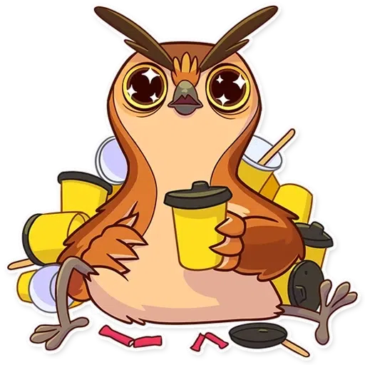Freelancer Owl 1 - Sticker 11