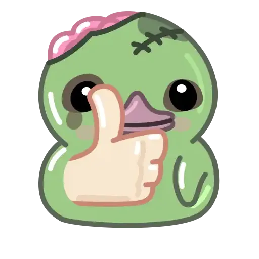 Halloween Duck - Sticker