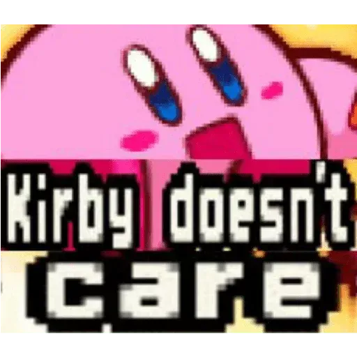 Kirby reacts - Sticker 17