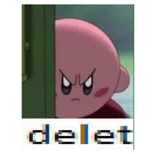 Kirby reacts - Sticker 16