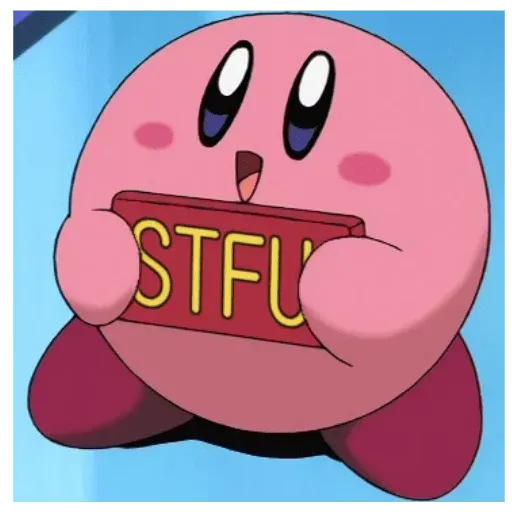 Kirby reacts - Sticker 14