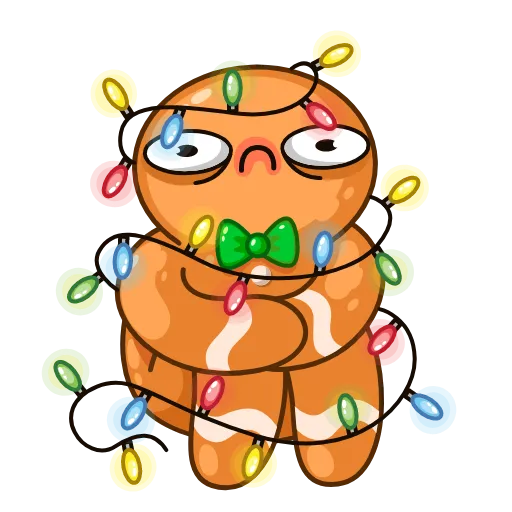 Gingerbread Man - Sticker 11