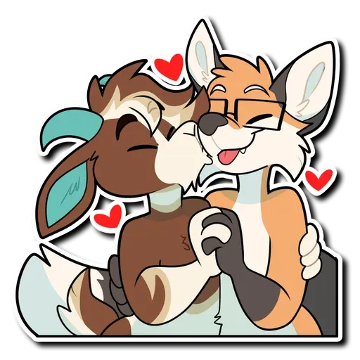 Hug furry 2 - Sticker 21