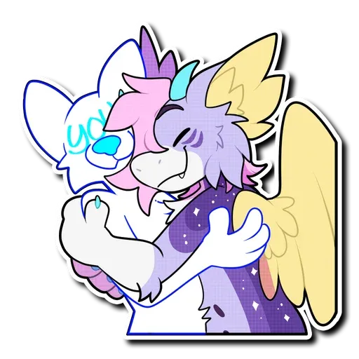 Hug furry 2 - Sticker 19