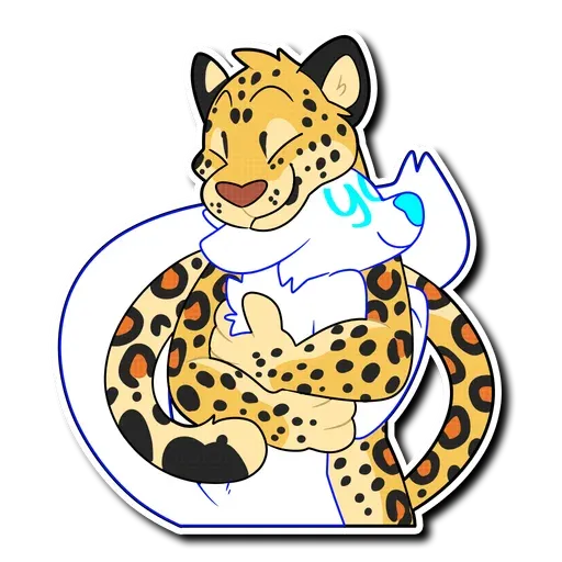 Hug furry 2 - Sticker 24