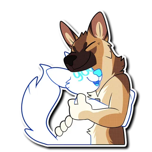 Hug furry 2 - Sticker 15