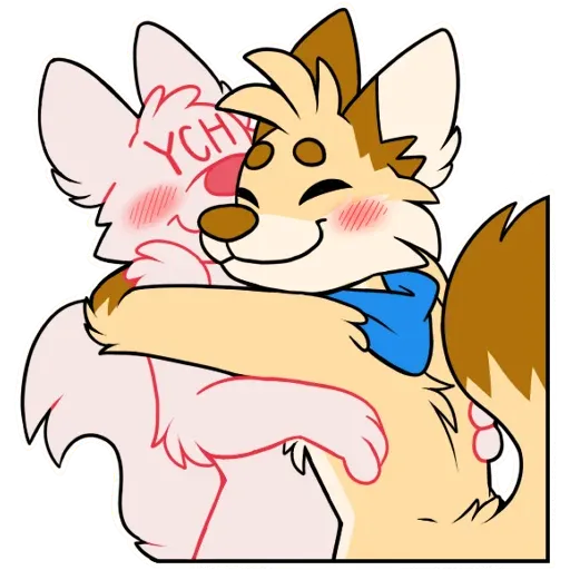 Hug furry 2 - Sticker 14