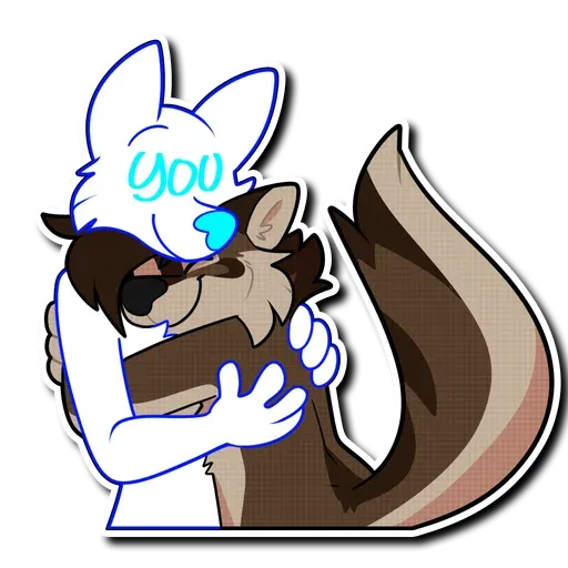 Hug furry 2 - Sticker 22