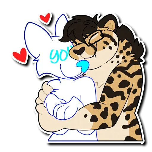 Hug furry 2 - Sticker 10