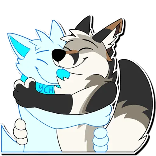 Hug furry 2 - Sticker 29
