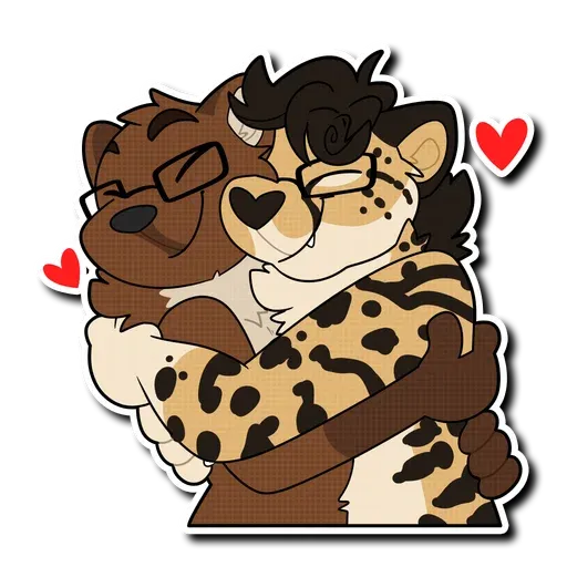Hug furry 2 - Sticker 9