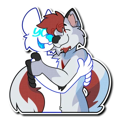 Hug furry 2 - Sticker 26