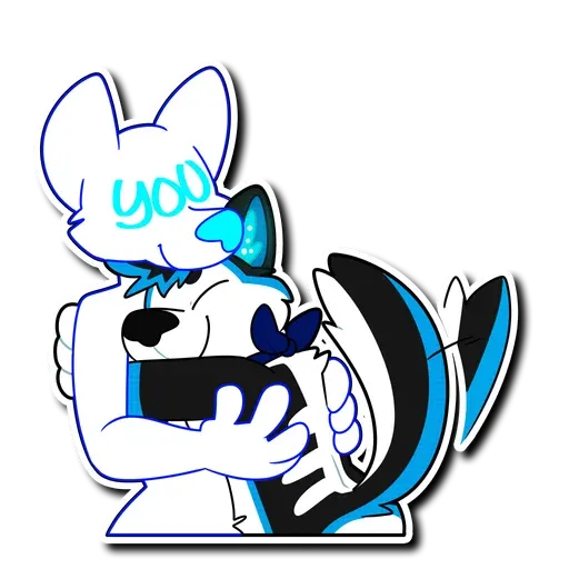 Hug furry 2 - Sticker 13