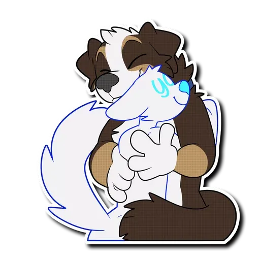 Hug furry 2 - Sticker 16