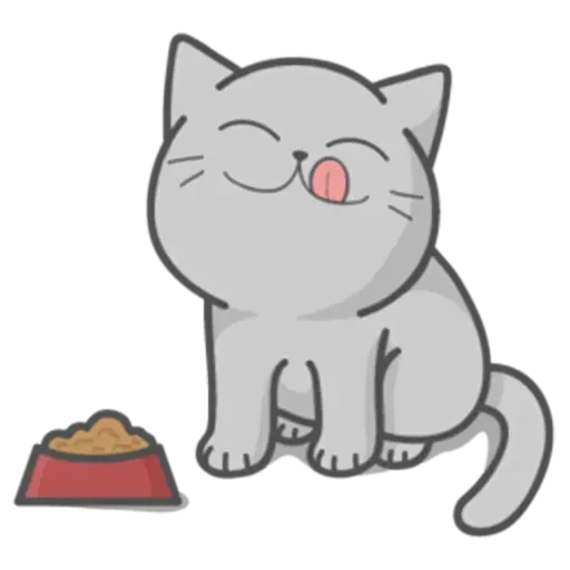 Cat Fullmoon - Sticker 26