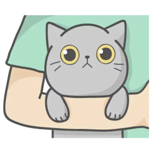 Cat Fullmoon - Sticker 25