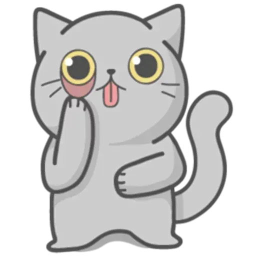 Cat Fullmoon - Sticker 13