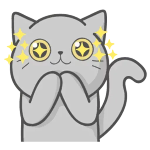 Cat Fullmoon - Sticker 14