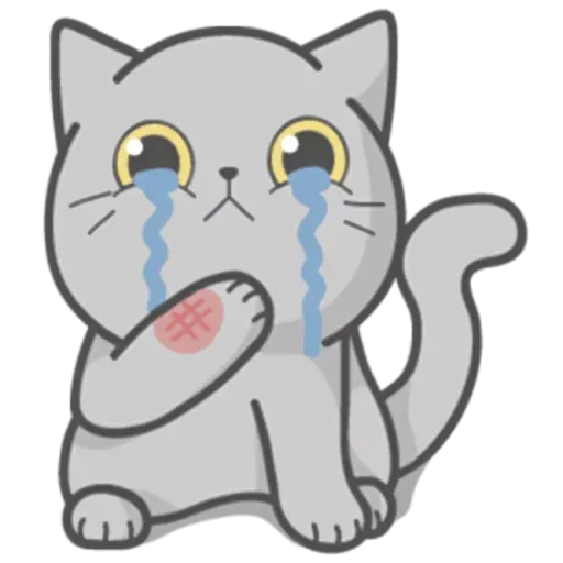 Cat Fullmoon - Sticker 30