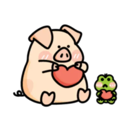 豬與蛙 2 - Sticker 25