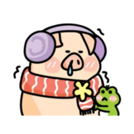 豬與蛙 2 - Sticker 12