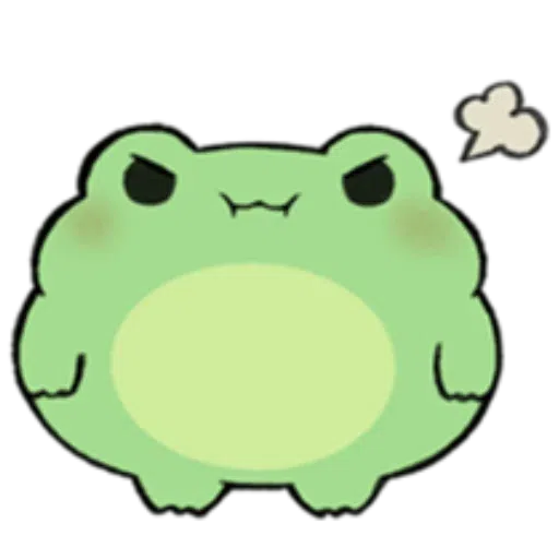 Round Frog Friends - Sticker 10