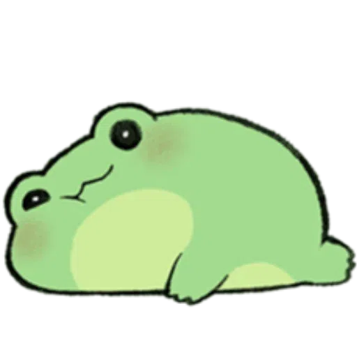 Round Frog Friends - Sticker 17