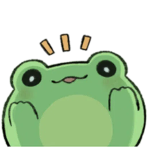 Round Frog Friends - Sticker 30