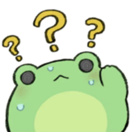 Round Frog Friends - Sticker 24