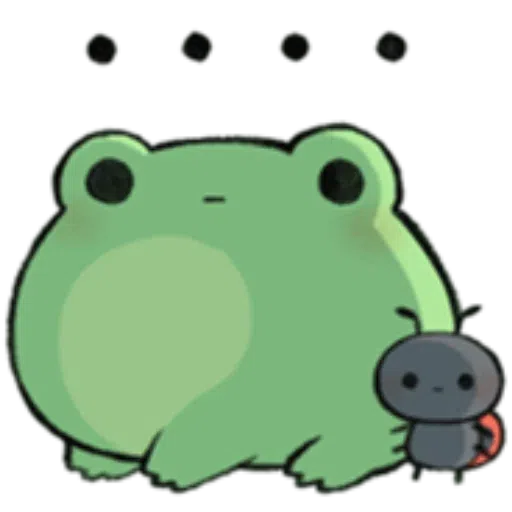 Round Frog Friends - Sticker 20
