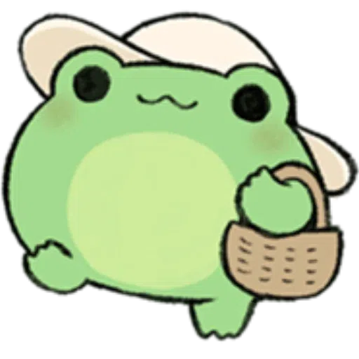 Round Frog Friends - Sticker 27
