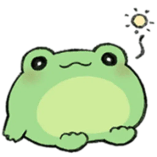 Round Frog Friends - Sticker 15