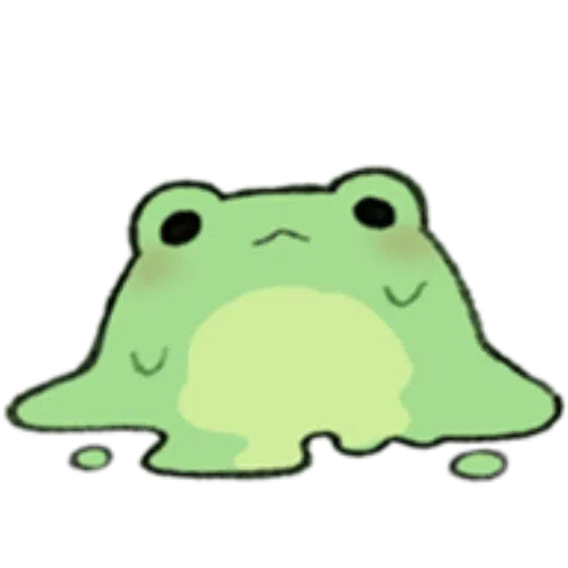 Round Frog Friends - Sticker 19
