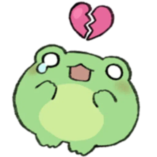 Round Frog Friends - Sticker 23