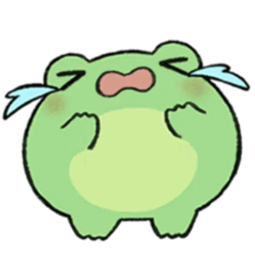 Round Frog Friends - Sticker 18