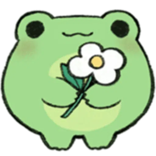 Round Frog Friends - Sticker 29