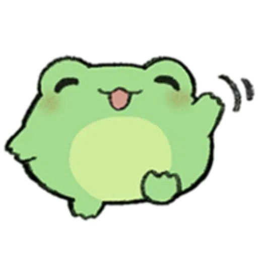 Round Frog Friends - Sticker 28