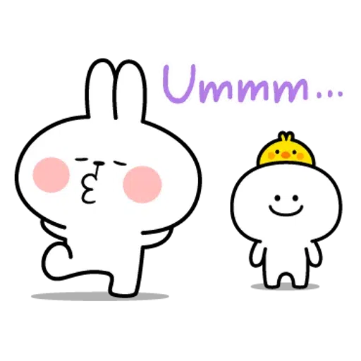 spoilt rabbit simple words - Sticker 13