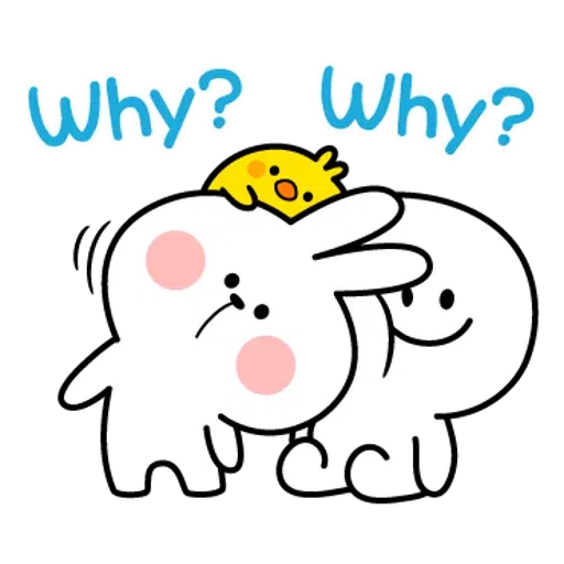 spoilt rabbit simple words - Sticker 12