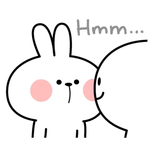 spoilt rabbit simple words - Sticker 15