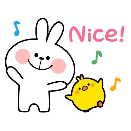 spoilt rabbit simple words - Sticker 28