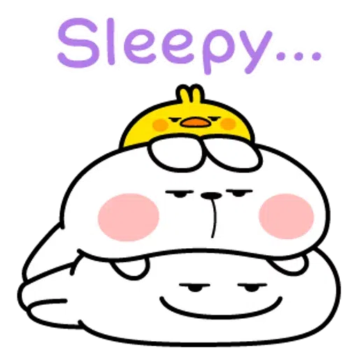 spoilt rabbit simple words - Sticker 25