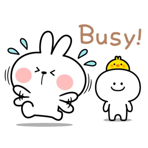 spoilt rabbit simple words - Sticker 14